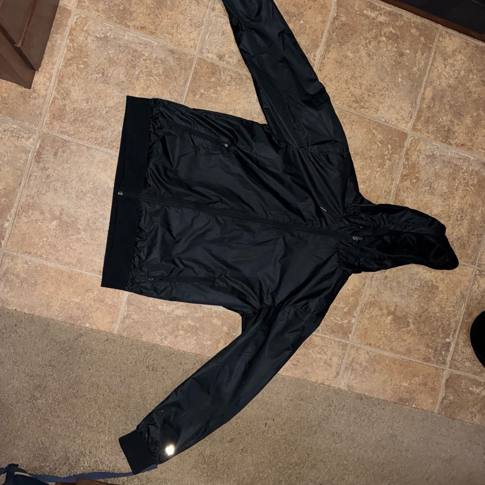 Starter storm star hooded windbreaker jacket men’s size large